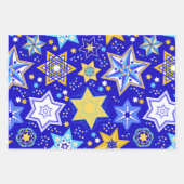 Fancy sterren van David Inpakpapier Vel (Voorkant)