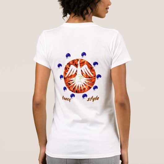 fancy stijl t-shirt (Achterkant)
