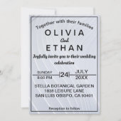 Fancy, stijlvolle uitnodiging tot weddenschap (Voorkant)