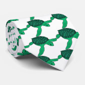 Fancy stropdas van de schildpad van de groene zee (Opgerold)