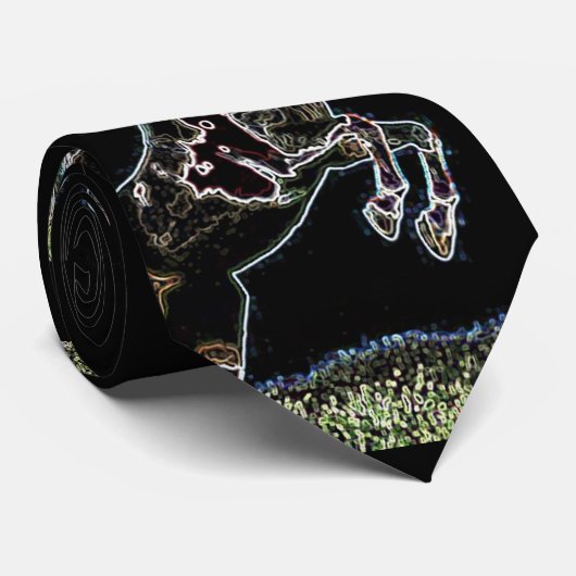 Fancy Stropdas van leapingpaarden (Opgerold)