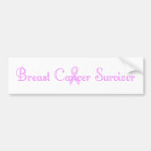 Fancy Survivor Bumpersticker (Voorkant)