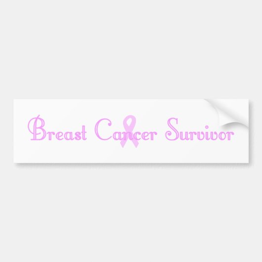 Fancy Survivor Bumpersticker (Voorkant)