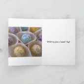 Fancy Sweets Verjaardagsontwerp Kaart (Binnen)