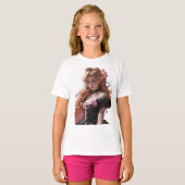 fancy T-shirt meisjes cartoon print (Voorkant volledig)