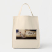 Fancy tas voor winkelpingelen met wieltjes (Voorkant)