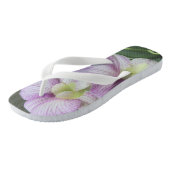 Fancy teenslippers van bloemen (Schuin)