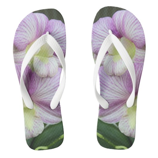 Fancy teenslippers van bloemen (Voetbed)