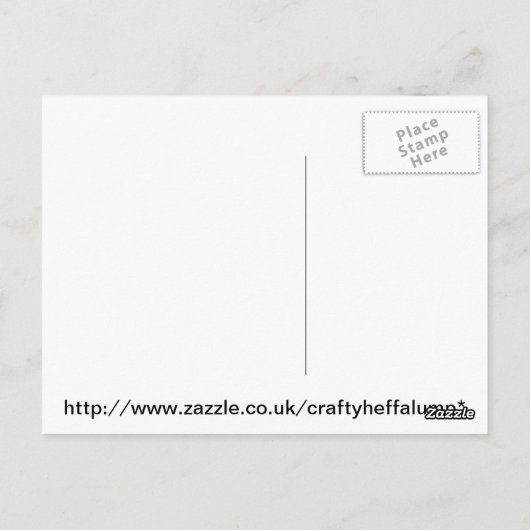 fancy tegel briefkaart (Achterkant)