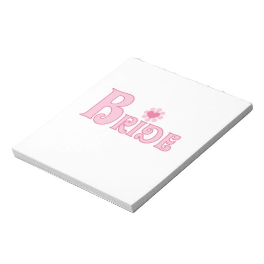 Fancy tekstbride notitieblok (Linkerzijde)