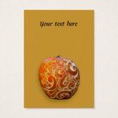 Fancy Thanksgiving pompoen Label! Visitekaartjes (Achterkant)