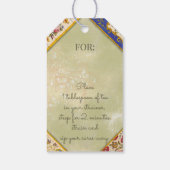 Fancy  theekoppen gepersonaliseerde theemix cadeaulabel (Achterkant)