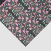 Fancy tissuepapier met vrolijke verjaardagswensen (Detail)