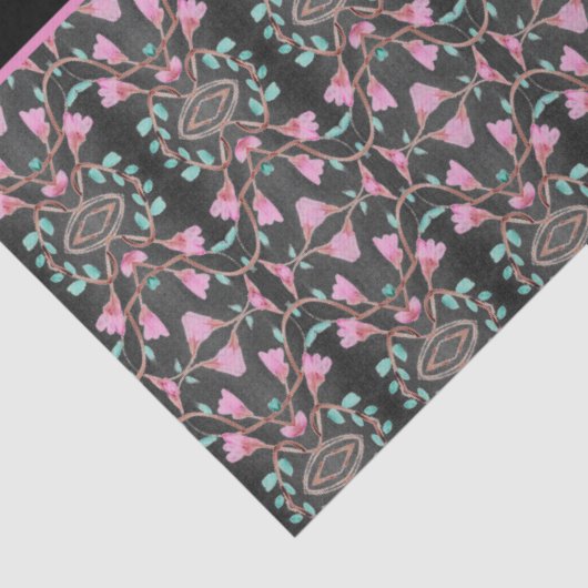 Fancy tissuepapier met vrolijke verjaardagswensen (Detail)