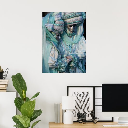 Fancy torenkostuums poster (Thuiskantoor)