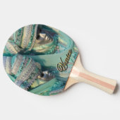 Fancy torenkostuums tafeltennisbatje (Zijkant)