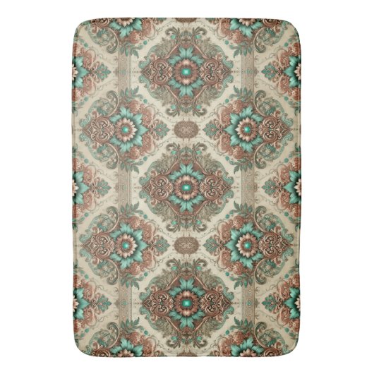 Fancy traditioneel badmat (Voorkant Verticaal)