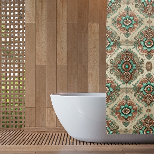 Fancy traditioneel douchegordijn