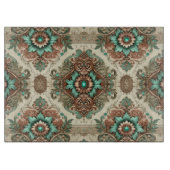 Fancy traditioneel glas snijplank (Voorkant)