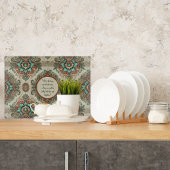 Fancy traditioneel  glas snijplank