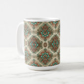 Fancy traditioneel koffiemok (Voorkant links)