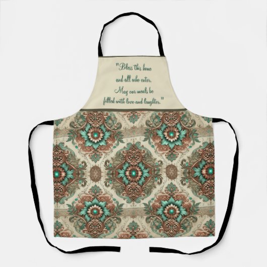 Fancy traditioneel schort (Voorkant)