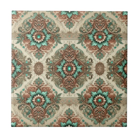 Fancy traditioneel tegeltje (Voorkant)