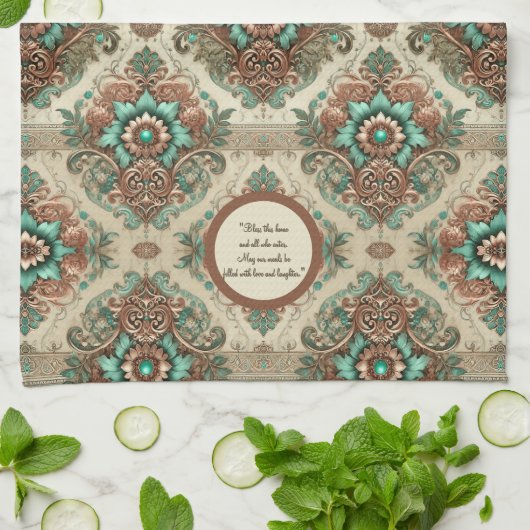 Fancy traditioneel theedoek (Gevouwen)