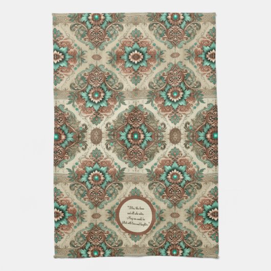 Fancy traditioneel  theedoek (Verticaal)