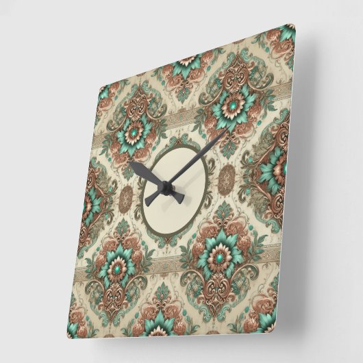 Fancy traditioneel vierkante klok (Hoek)