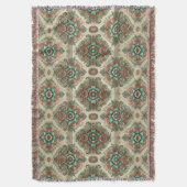 Fancy traditionele gooi deken (Voorkant Verticaal)