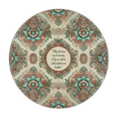 Fancy traditionele ronde  snijplank (Voorkant)