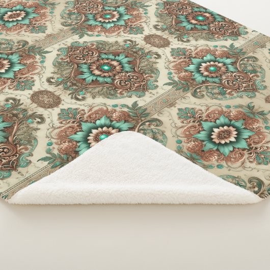 Fancy traditionele Sherpa deken (3/4)