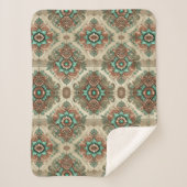 Fancy traditionele Sherpa deken (Voorkant)