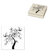 fancy Tree Art-stempel Rubberstempel (Gestempeld)