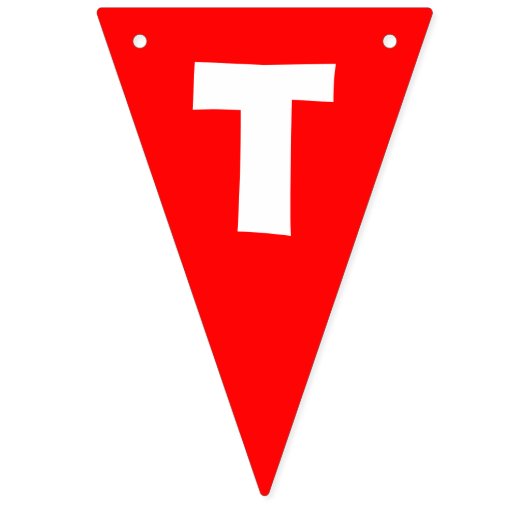 Fancy Trinidad Vlaggetjes (Eerste vlag)