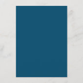 Fancy trouwmenu met nautisch bootankerlogo menu (Achterkant)