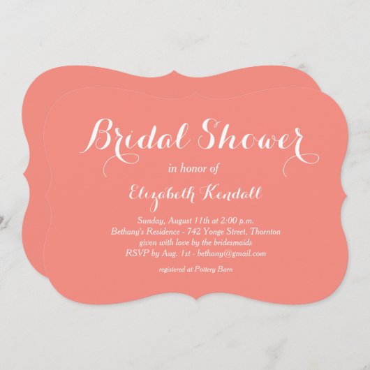 Fancy typografie kaart (Voorkant / Achterkant)