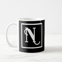 Fancy typografische letter N
