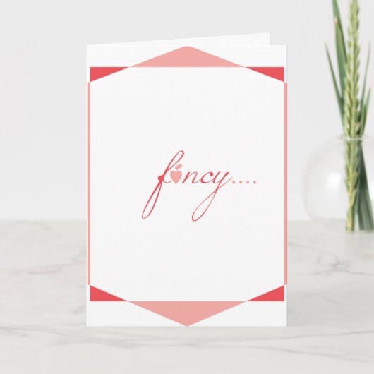 Fancy u feestdagen kaart (Voorkant)