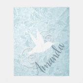 Fancy uit-knip-kolibrie fleece deken (Voorkant)