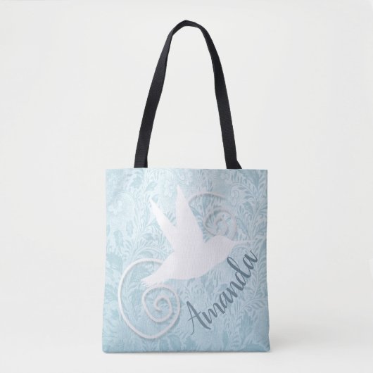 Fancy uit-knip-kolibrie tote bag (Voorkant)