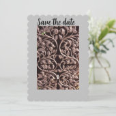 Fancy uitnodiging (Staand voorkant)