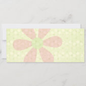 Fancy uitnodiging tot het Baby shower van olifante (Achterkant)