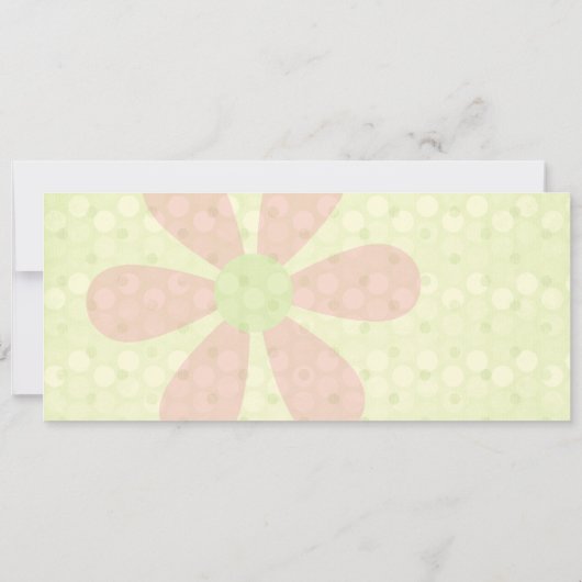 Fancy uitnodiging tot het Baby shower van olifante (Achterkant)