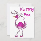 Fancy Uitnodiging van de Tijd van de Partij van Fl (Voorkant)