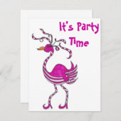 Fancy Uitnodiging van de Tijd van de Partij van Fl (Voorkant / Achterkant)