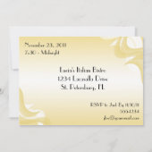 Fancy uitnodiging voor een 60e verjaardag van de v (Achterkant)