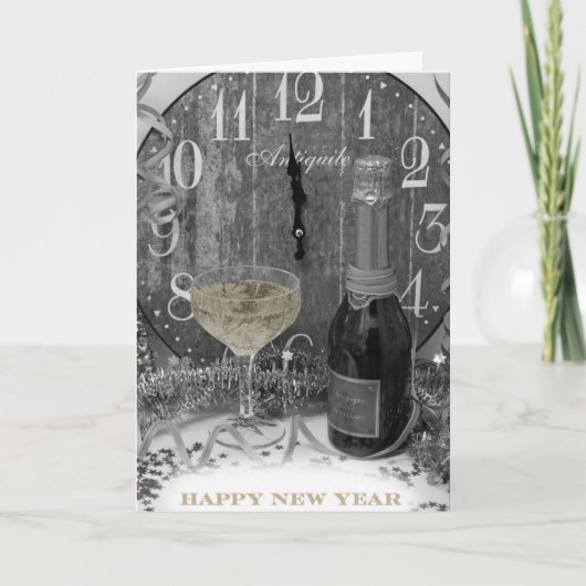 Fancy uitnodiging voor nieuwe jaren (Voorkant)