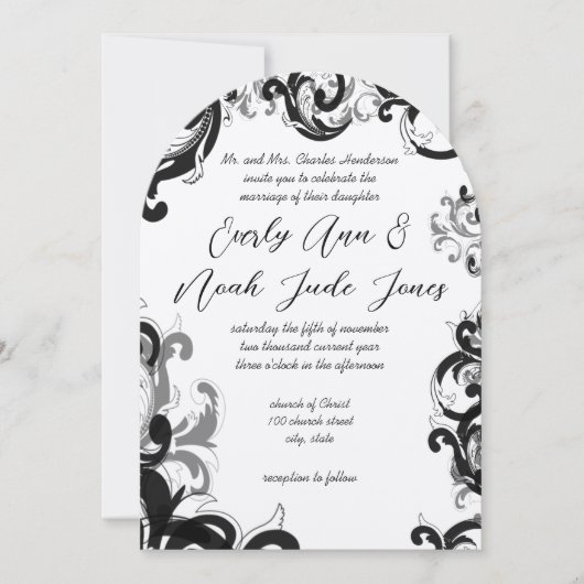 Fancy uitnodiging voor weddenschappen (Voorkant)